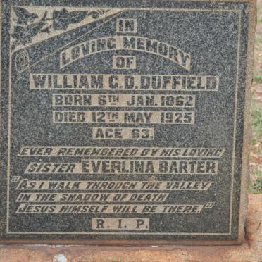 DUFFIELD William G.D. 1862-1925