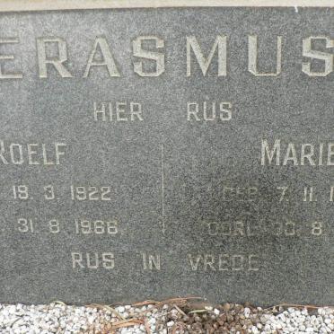 ERASMUS Roelf 1922-1966 & Maria 1928-1966 :: ERASMUS Kobie 1963-1966