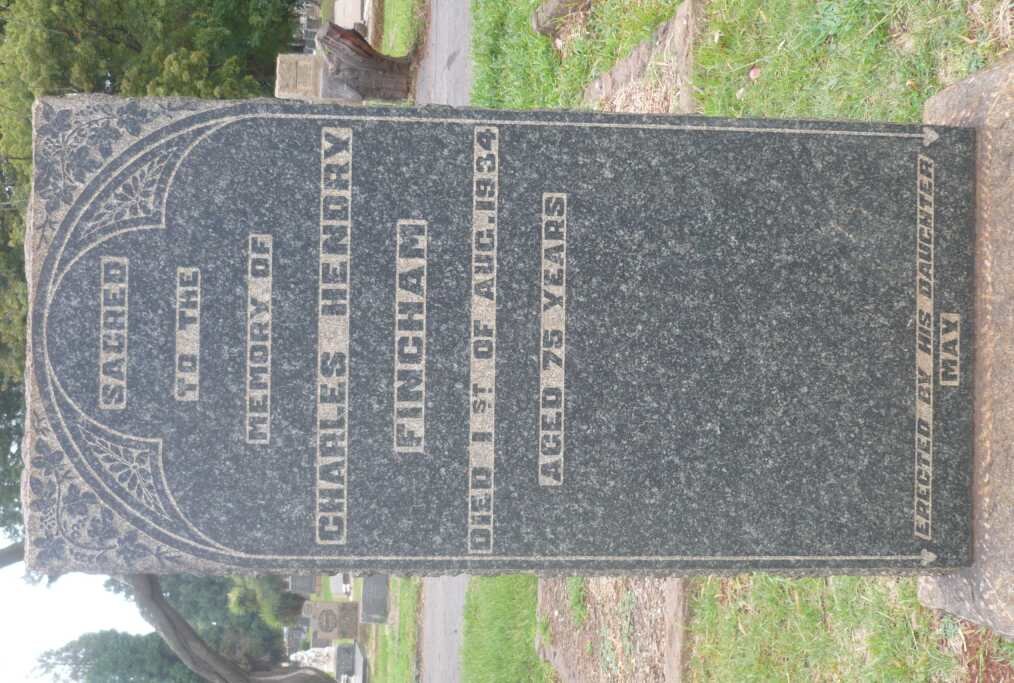 FINCHAM Charles Hendry -1934