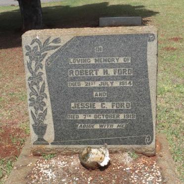 FORD Robert H. -1914 &amp; Jessie C. -1918
