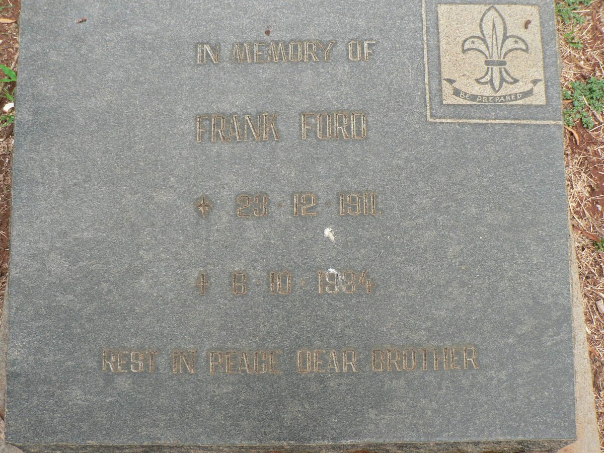 FORD Frank 1911-1934