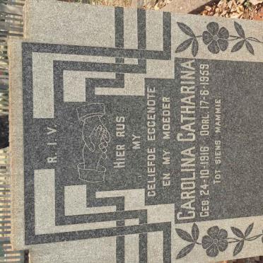 FOURIE Carolina Catharina 1916-1959