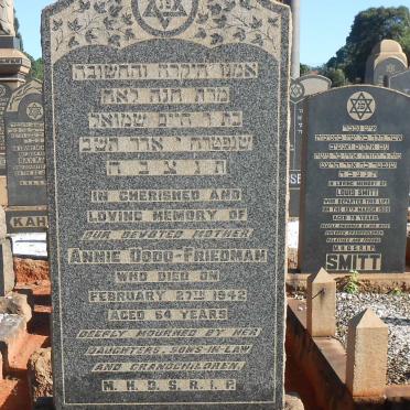 FRIEDMAN Annie, DODO -1942