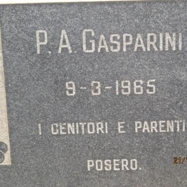 GASPARINI P.A. -1965