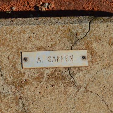 GAFFEN A.