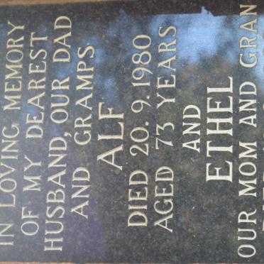 GARDINER Alf -1980 &amp; Ethel -1993