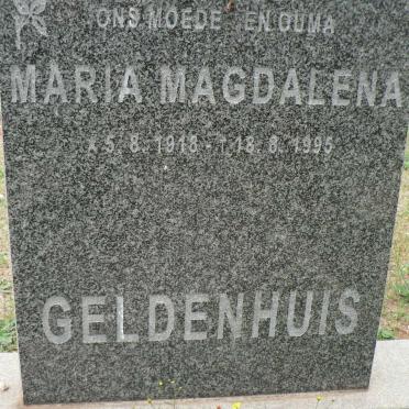 GELDENHUIS Maria Magdalena 1918-1995