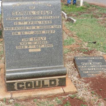 GOULD Samuel 1849-1927 &amp; Emily -1940 :: GOULD Peter Martin -1949