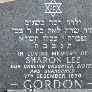 GORDON Sharon Lee -1970