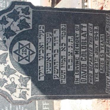 GOLDBLATT David -1948