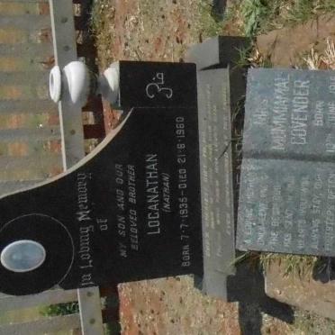 GOVENDER Mummiamal 1915-1977 :: GOVENDER Loganathan 1935-1960