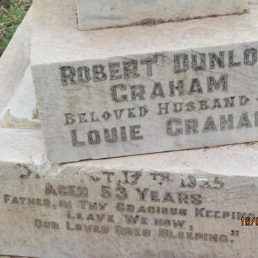 GRAHAM Robert Dunlop -1925