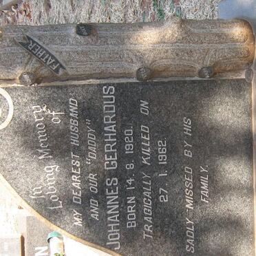 GRIFFIN Johannes Gerhardus 1920-1962