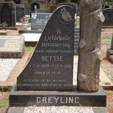 GREYLING Bettie 1934-1962