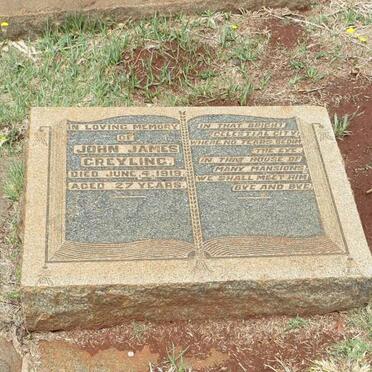 GREYLING John James -1919