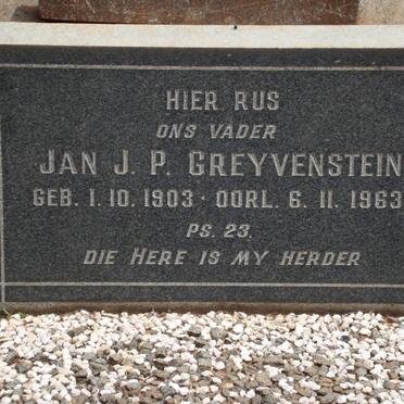 GREYVENSTEIN Jan J.P. 1903-1963
