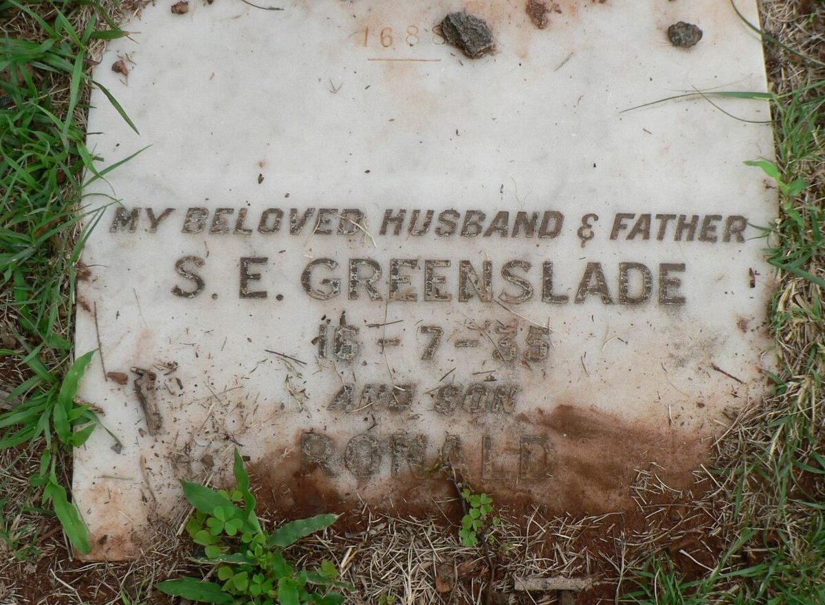 GREENSLADE S.E. -1935 :: GREENSLADE Ronald