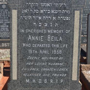 GLASS Annie Beila -1958