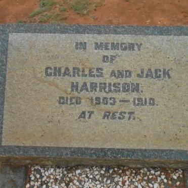 HARRISON Charles -1903 :: HARRISON Jack -1910