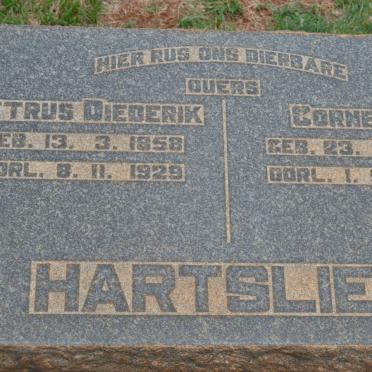 HARTSLIEF Petrus Diederik 1858-1929 &amp; Cornelia 1869-1948