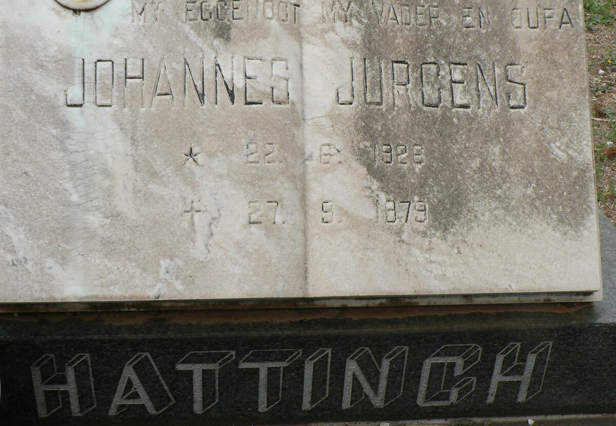 HATTINGH Johannes Jurgens 1926-1979