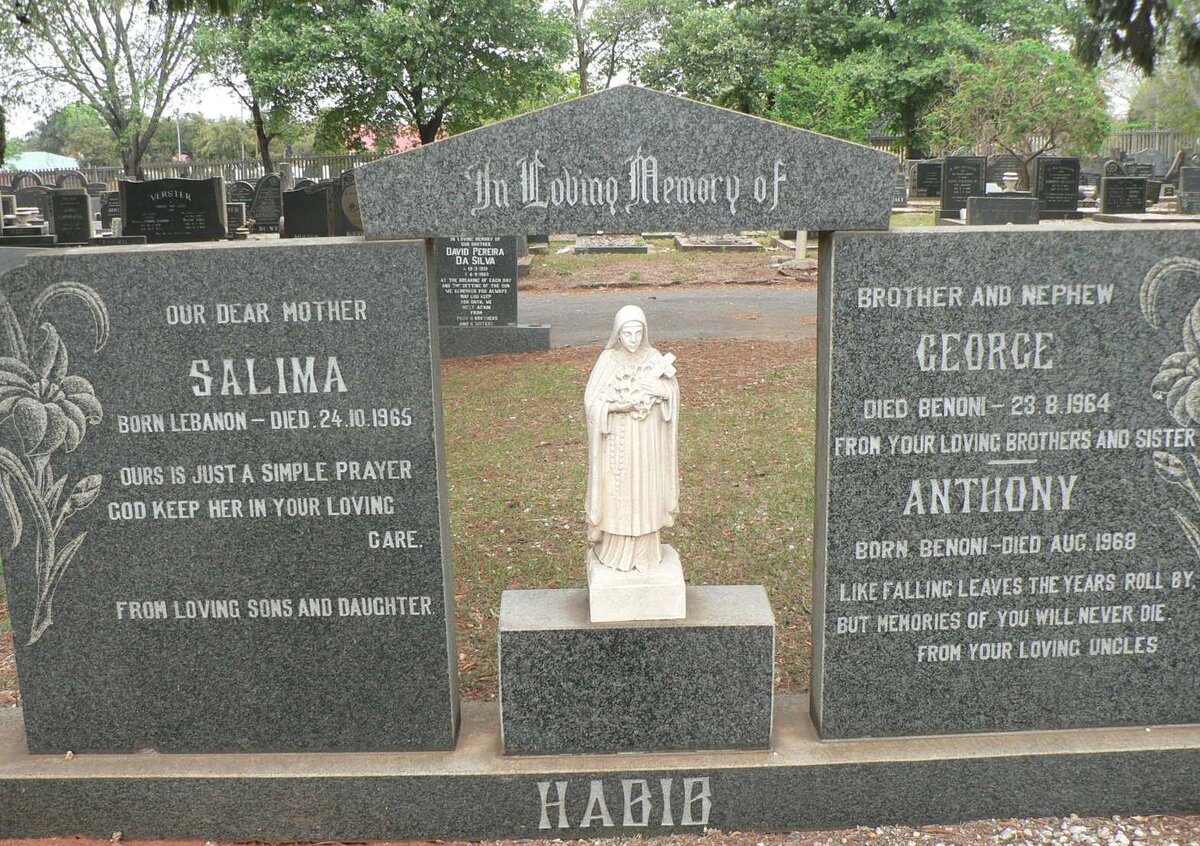 HABIB Salima -1965 :: HABIB George -1964 :: HABIB Anthony -1968