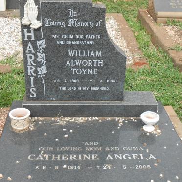 HARRIS William Alworth Toyne 1908-1996 &amp; Catherine Angela 1914-2008