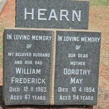HEARN William Frederick -1963 &amp; Dorothy May -1994