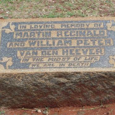 HEEVER Martin Reginald, van den :: VAN DEN HEEVER William Peter