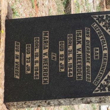 HEERDEN Isak, v. -1944 &amp; Maria -1946