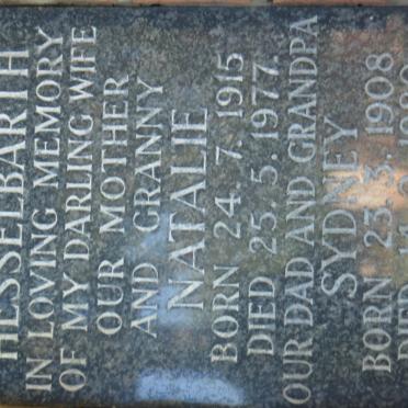 HESSELBARTH Sydney 1908-1980 &amp; Natalie 1915-1977