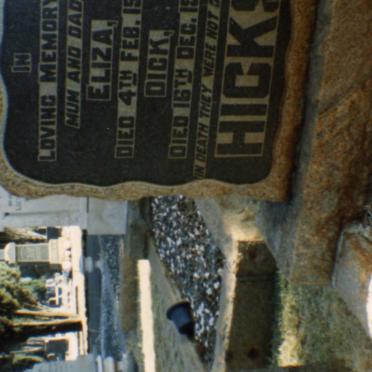 HICKS Dick  -1937 &amp; Eliza  -1937