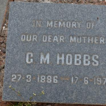 HOBBS G.M. 1886-1977