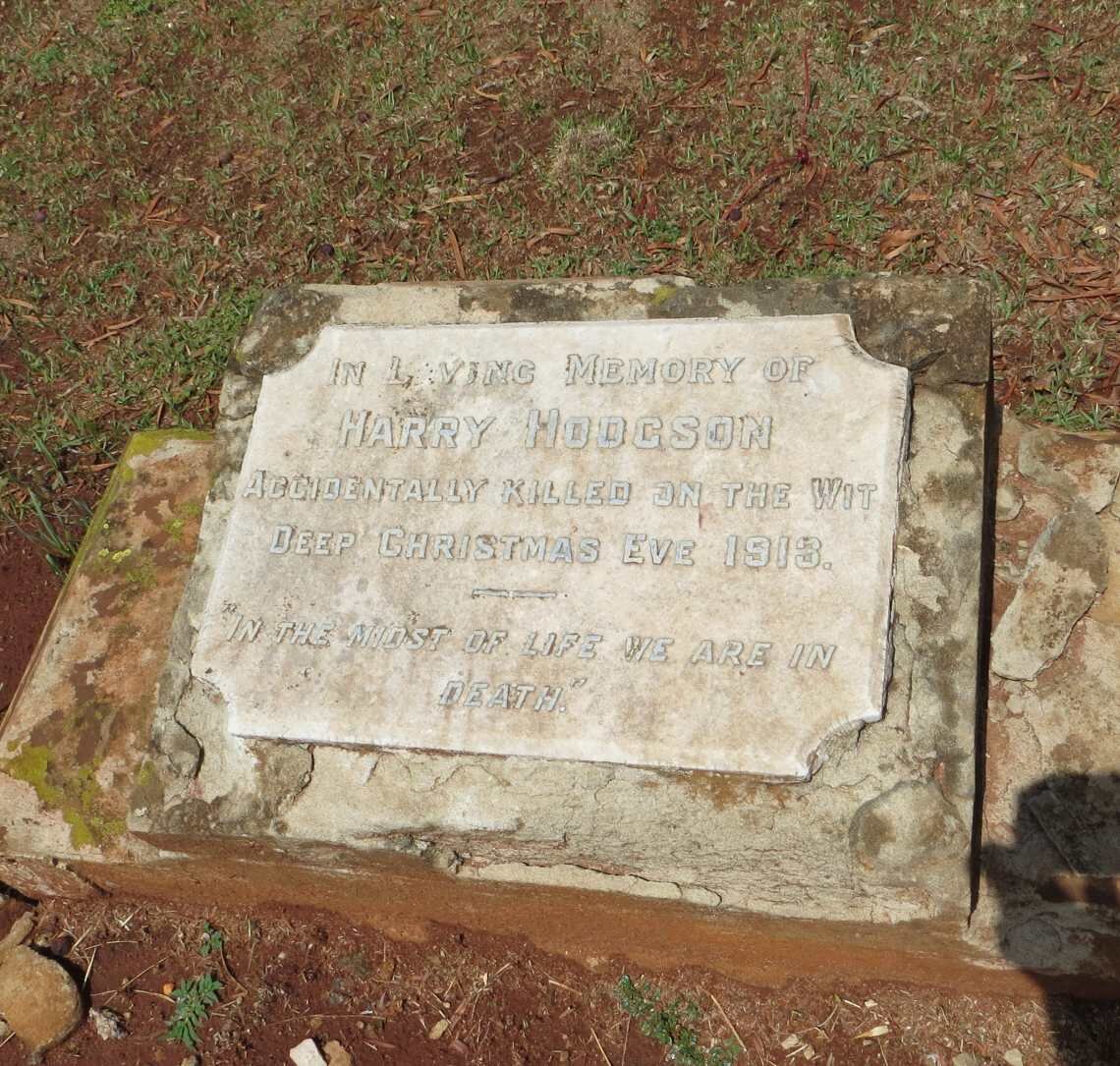 HODGSON Harry -1913