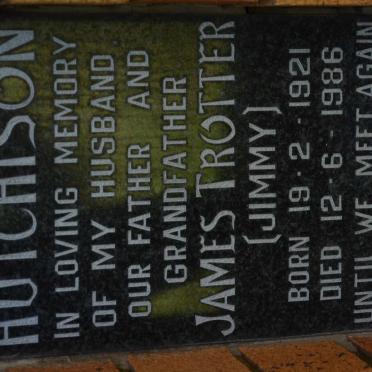HUTCHISON James Trotter 1921-1986