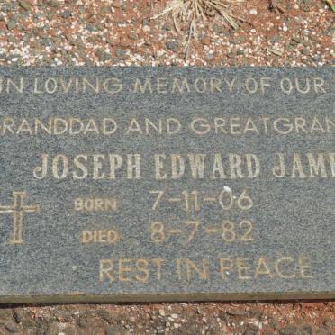 JAMES Joseph Edward 1906-1982