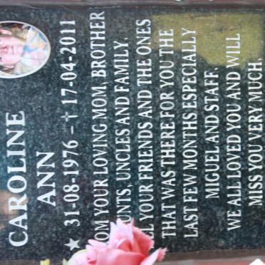 JANSEN Caroline Ann 1976-2011
