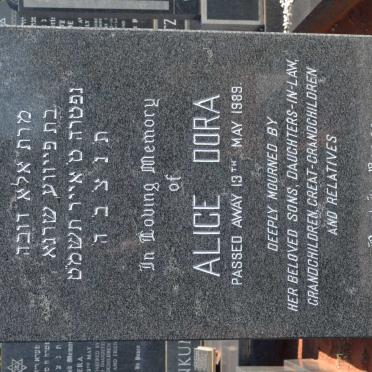 JOFFE Alice Dora -1989