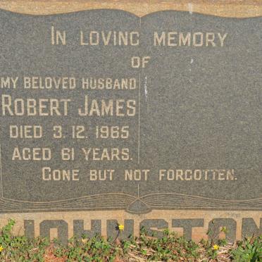 JOHNSTON Robert James -1965