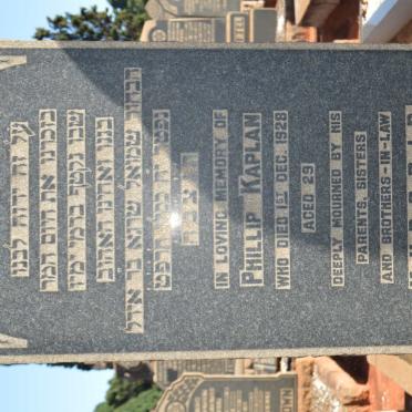 KAPLAN Phillip -1928