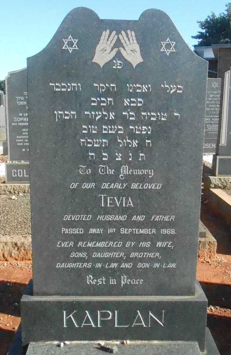 KAPLAN Tevia -1968