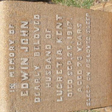 KENT Edwin John -1917