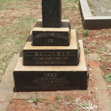 KILROE John Thomas -1922 &amp; Florence -1947