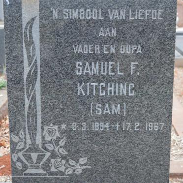 KITCHING Samuel F. 1894-1967