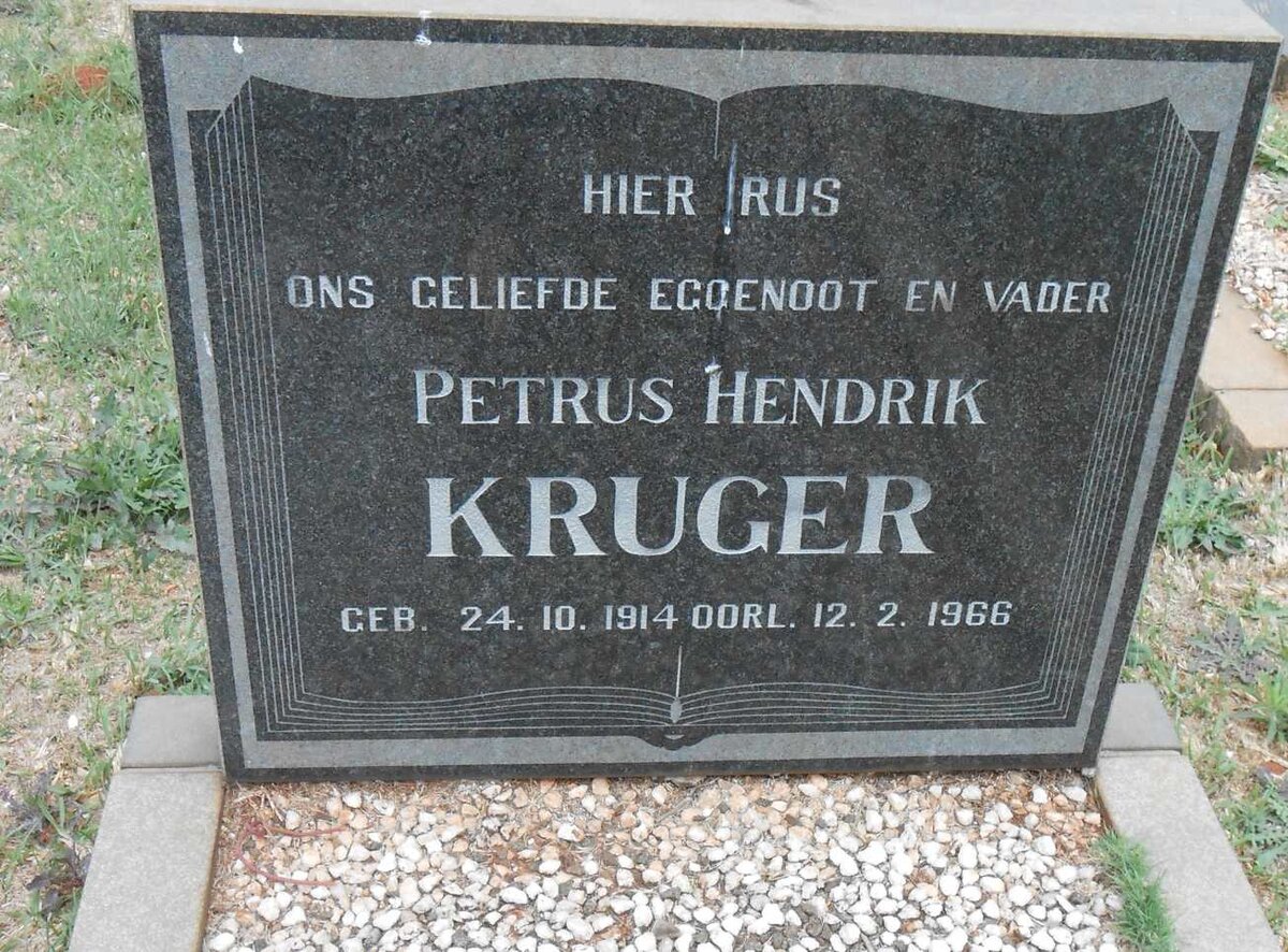 KRUGER Petrus Hendrik 1914-1966
