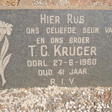 KRUGER T.G. -1960
