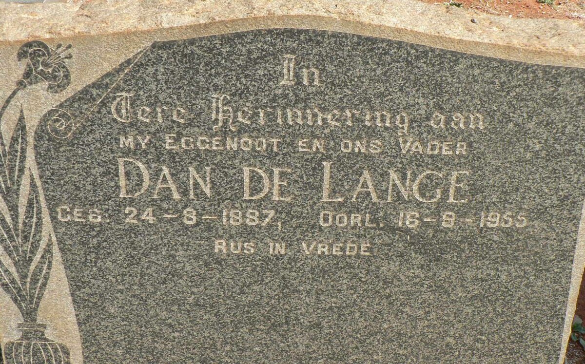 LANGE Dan, de 1887-1955