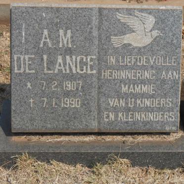 LANGE A.M., de 1907-1990