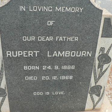 LAMBOURN Rupert 1886-1966