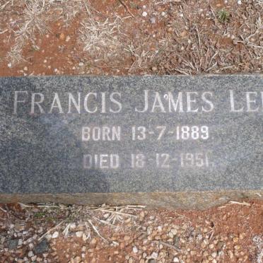 LEE Francis James 1889-1951